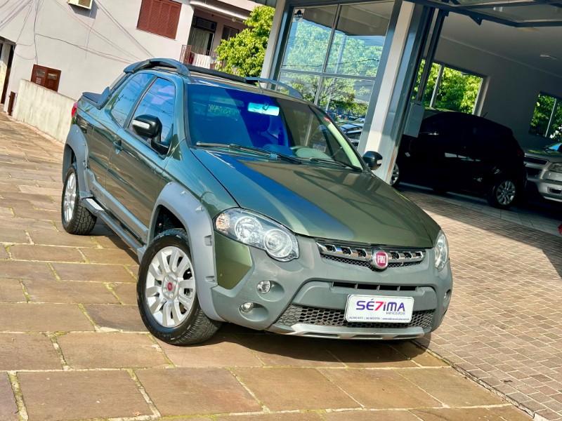 FIAT STRADA ADVENTURE CABINE DUPLA 1.8 16V 2014/2015 SÉTIMA VEÍCULOS GUAPORÉ / Carros no Vale