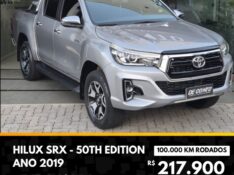 TOYOTA HILUX 2.8 SRX 4X4 16V 2019/2019 DE CONTO AUTOMÓVEIS SARANDI / Carros no Vale