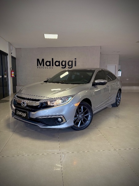 HONDA CIVIC 2.0 16V FLEXONE EX CVT 2020/2020 MALAGGI VEÍCULOS ENCANTADO / Carros no Vale