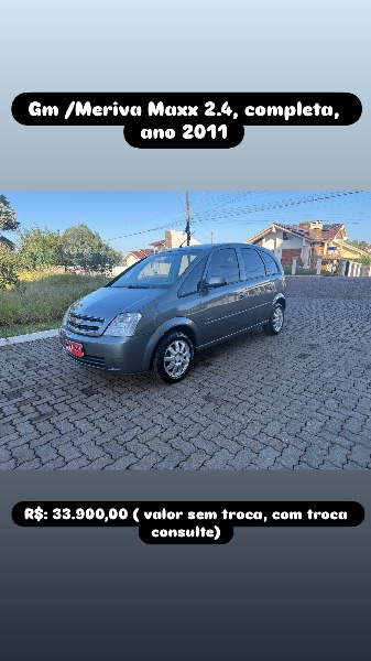 CHEVROLET MERIVA MAXX 1.4 MPFI 8V ECONOFLEX 5P 2011/2011 ELY AUTOMÓVEIS LAJEADO / Carros no Vale
