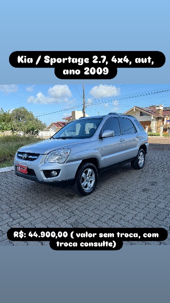 KIA SPORTAGE 2.7 EX 4X4 V6 24V 2009/2009 ELY AUTOMÓVEIS LAJEADO / Carros no Vale