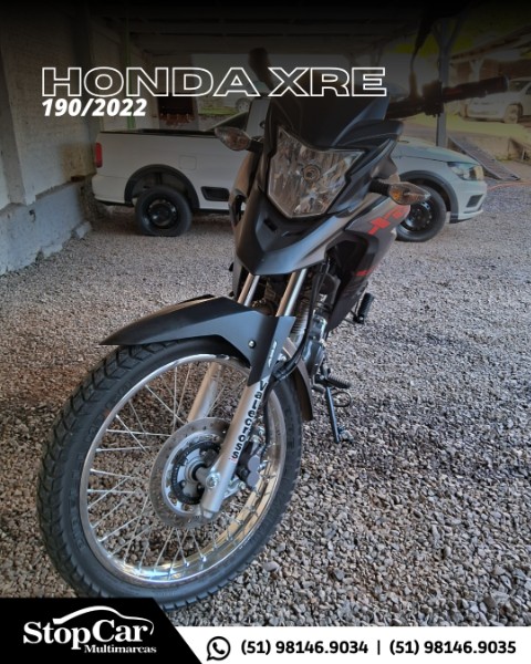HONDA MOTOS XRE 190 2022/2022 STOPCAR MULTIMARCAS ESTRELA / Carros no Vale