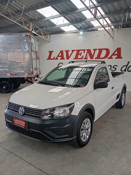 VOLKSWAGEN SAVEIRO 1.6 CS 8V 2021/2022 LAVENDA VEÍCULOS ARROIO DO MEIO / Carros no Vale
