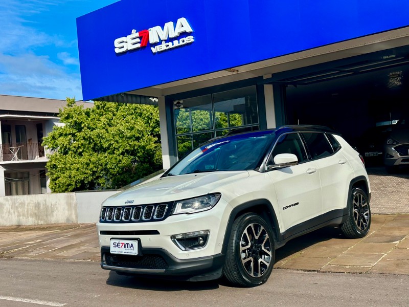 JEEP COMPASS LIMITED 2.0 16V FLEX 2018/2019 SÉTIMA VEÍCULOS GUAPORÉ / Carros no Vale