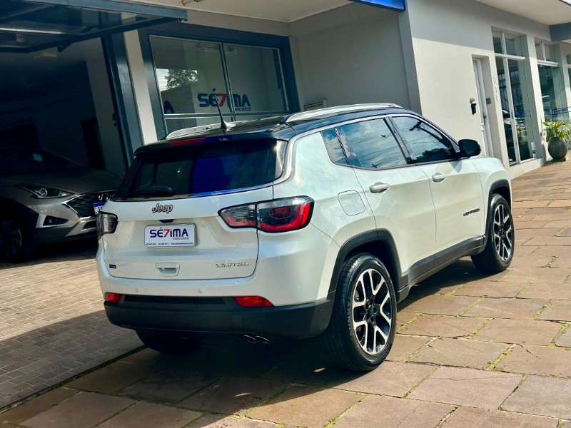 JEEP COMPASS LIMITED 2.0 16V FLEX 2018/2019 SÉTIMA VEÍCULOS GUAPORÉ / Carros no Vale