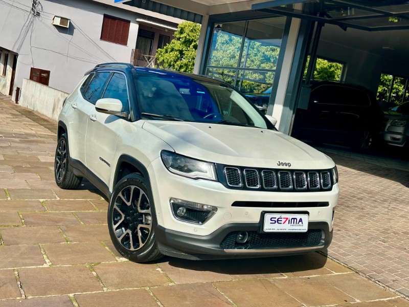 JEEP COMPASS LIMITED 2.0 16V FLEX 2018/2019 SÉTIMA VEÍCULOS GUAPORÉ / Carros no Vale