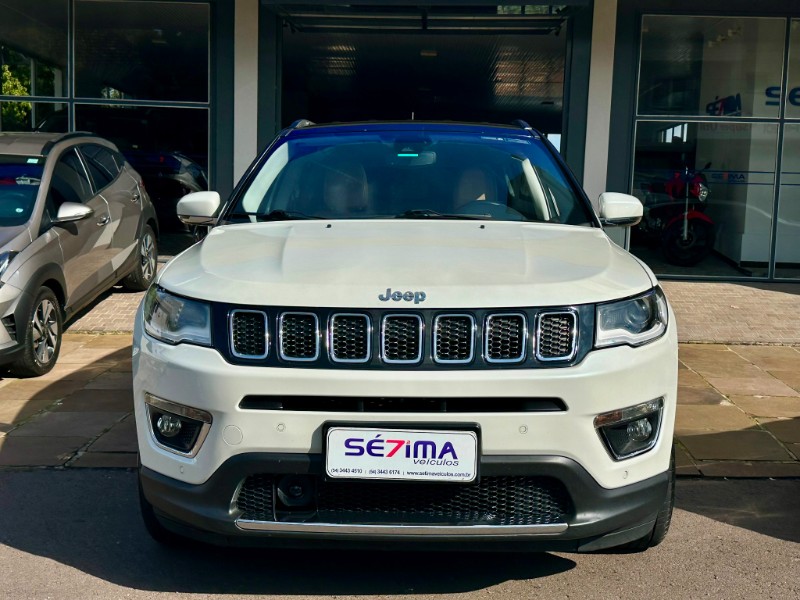JEEP COMPASS LIMITED 2.0 16V FLEX 2018/2019 SÉTIMA VEÍCULOS GUAPORÉ / Carros no Vale