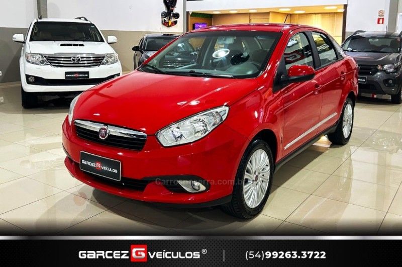 FIAT GRAND SIENA 1.6 MPI ESSENCE 16V 2014/2014 GARCEZ VEÍCULOS BENTO GONÇALVES / Carros no Vale