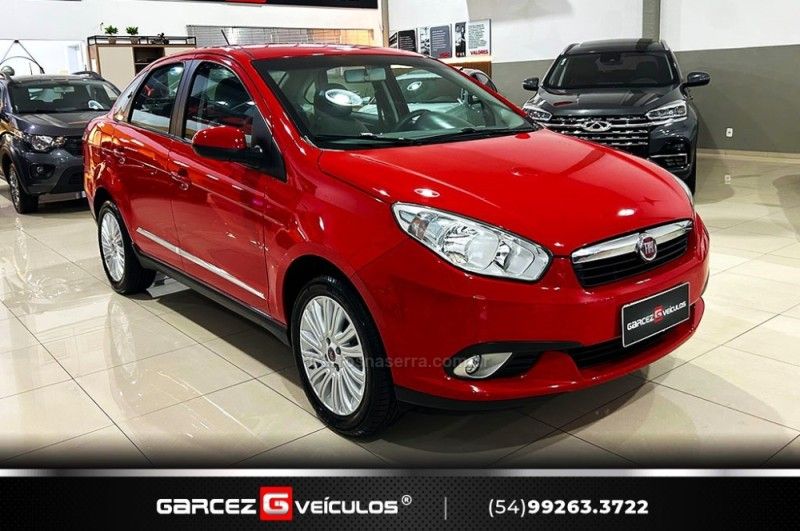 FIAT GRAND SIENA 1.6 MPI ESSENCE 16V 2014/2014 GARCEZ VEÍCULOS BENTO GONÇALVES / Carros no Vale