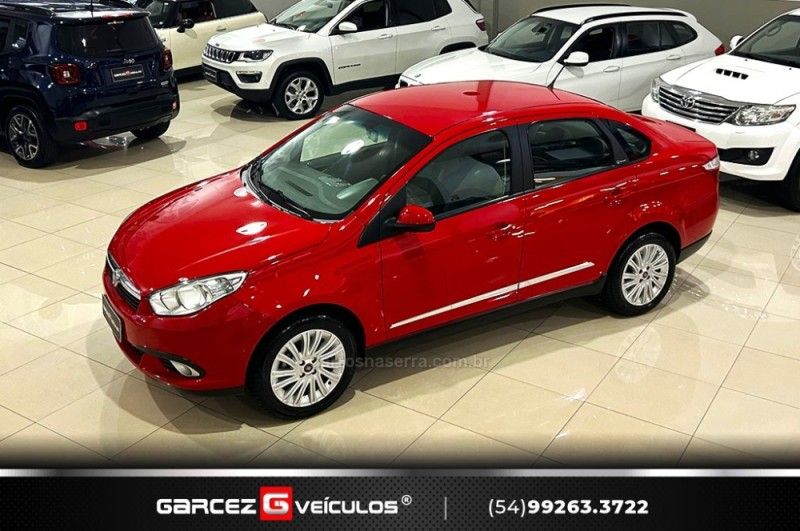 FIAT GRAND SIENA 1.6 MPI ESSENCE 16V 2014/2014 GARCEZ VEÍCULOS BENTO GONÇALVES / Carros no Vale