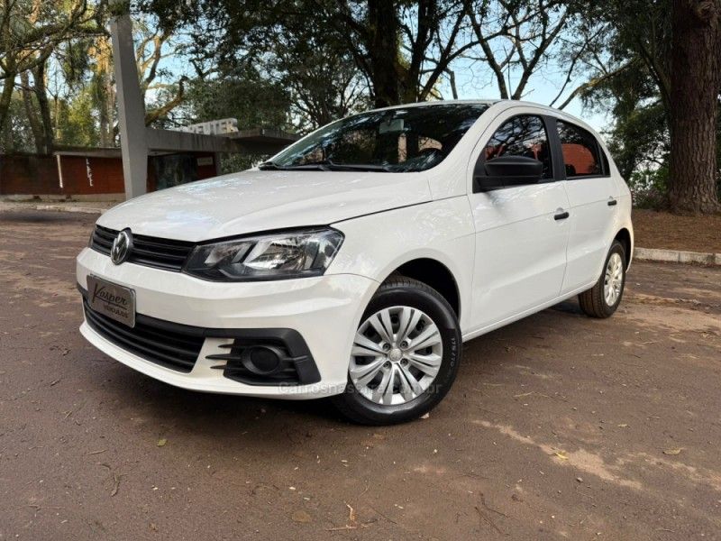 VOLKSWAGEN GOL 1.0 12V MPI TOTALFLEX TRENDLINE 2016/2017 KASPER VEÍCULOS DOIS IRMÃOS / Carros no Vale