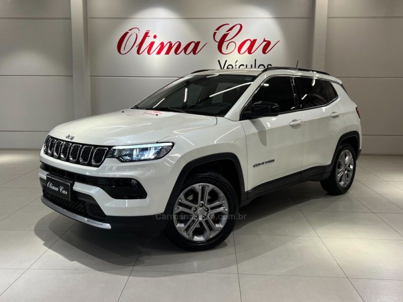 JEEP COMPASS 1.3 LONGITUDE T270 16V TURBO 4X2 2022/2022 ÓTIMA CAR FLORES DA CUNHA / Carros no Vale