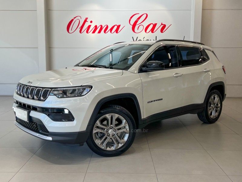 JEEP COMPASS 1.3 LONGITUDE T270 16V TURBO 4X2 2022/2023 ÓTIMA CAR FLORES DA CUNHA / Carros no Vale