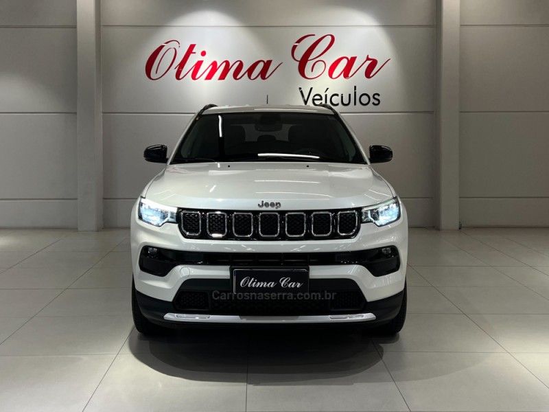 JEEP COMPASS 1.3 LONGITUDE T270 16V TURBO 4X2 2022/2022 ÓTIMA CAR FLORES DA CUNHA / Carros no Vale