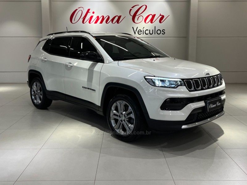 JEEP COMPASS 1.3 LONGITUDE T270 16V TURBO 4X2 2022/2022 ÓTIMA CAR FLORES DA CUNHA / Carros no Vale