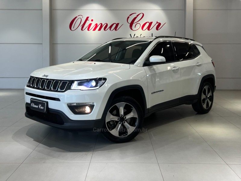 JEEP COMPASS 2.0 16V LONGITUDE 2018/2018 ÓTIMA CAR FLORES DA CUNHA / Carros no Vale