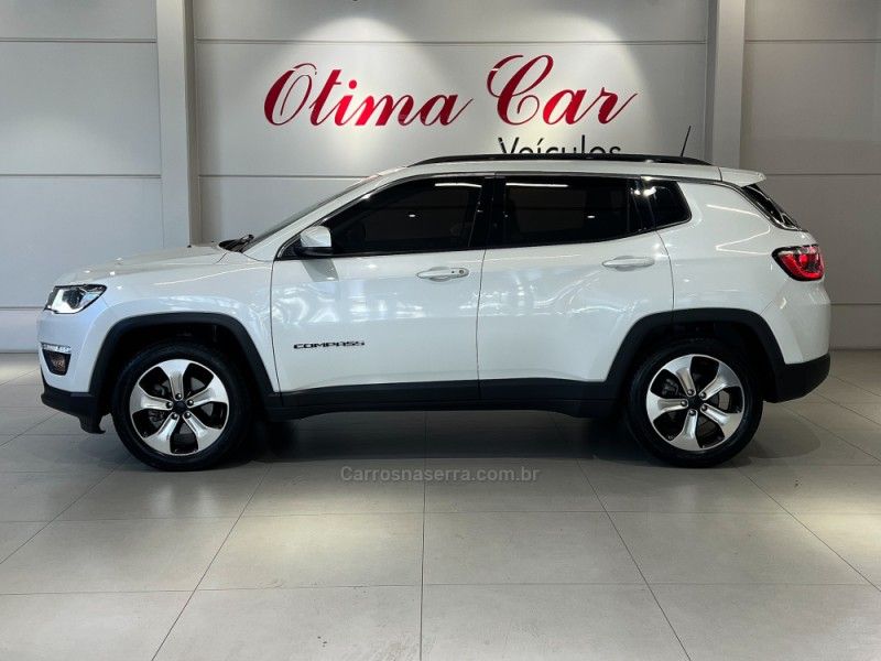 JEEP COMPASS 2.0 16V LONGITUDE 2018/2018 ÓTIMA CAR FLORES DA CUNHA / Carros no Vale