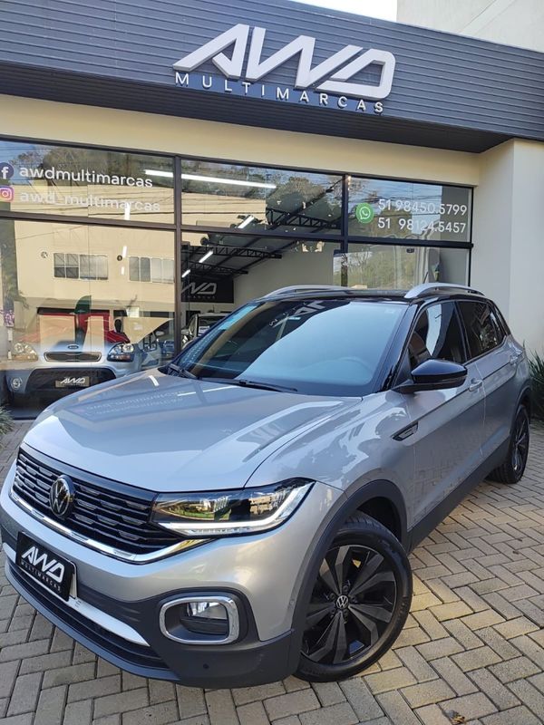 VOLKSWAGEN T-CROSS 1.4 HIGHLINE TSI 16V 2024/2024 AWD MULTIMARCAS LAJEADO / Carros no Vale