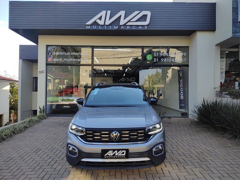 VOLKSWAGEN T-CROSS 1.4 HIGHLINE TSI 16V 2024/2024 AWD MULTIMARCAS LAJEADO / Carros no Vale