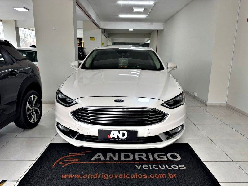 FORD FUSION 2.0 TITANIUM GTDI ECOBOOST AWD 2018/2018 ANDRIGO VEÍCULOS CAXIAS DO SUL / Carros no Vale