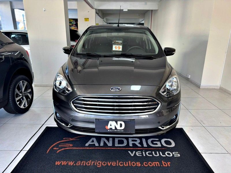 FORD KA 1.5 TITANIUM 12V 2019/2019 ANDRIGO VEÍCULOS CAXIAS DO SUL / Carros no Vale