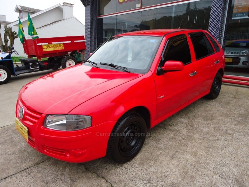 VOLKSWAGEN GOL 1.0 MI TRENDLINE 8V 2011/2012 BOURSCHEID CARROS E MOTOS SANTA CLARA DO SUL / Carros no Vale
