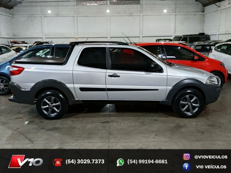 FIAT STRADA 1.4 MPI HARD WORKING CD 8V 3P 2018/2018 V10 VEÍCULOS CAXIAS DO SUL / Carros no Vale