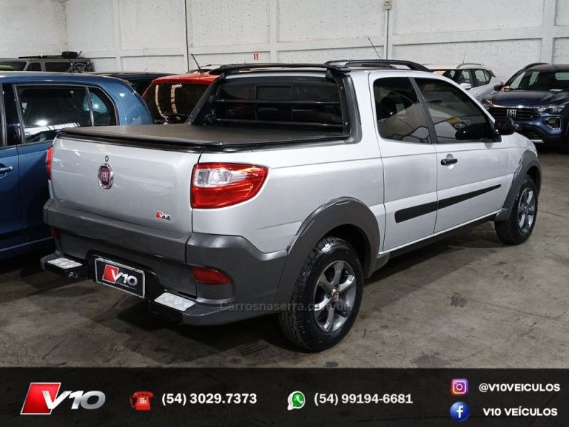 FIAT STRADA 1.4 MPI HARD WORKING CD 8V 3P 2018/2018 V10 VEÍCULOS CAXIAS DO SUL / Carros no Vale