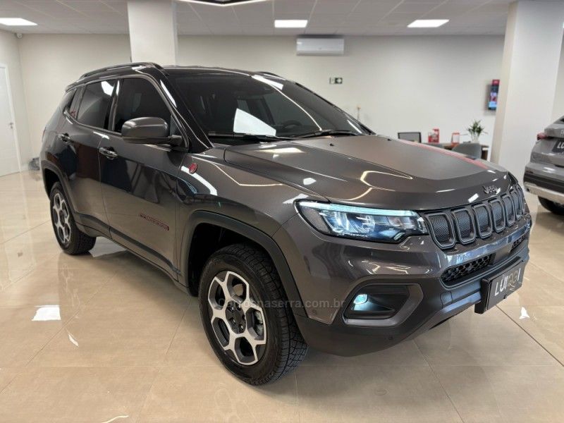 JEEP COMPASS 2.0 TRAILHAWK TD350 TURBO 4X4 2022/2023 LUIGGI AUTOMÓVEIS CARLOS BARBOSA / Carros no Vale
