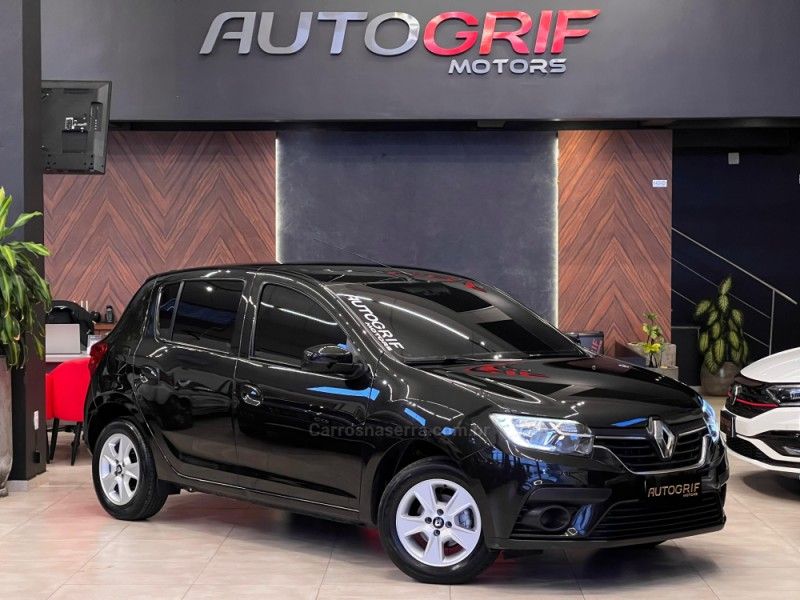 RENAULT SANDERO 1.0 ZEN 12V 2021/2021 AUTOGRIF MOTORS CAMPO BOM / Carros no Vale
