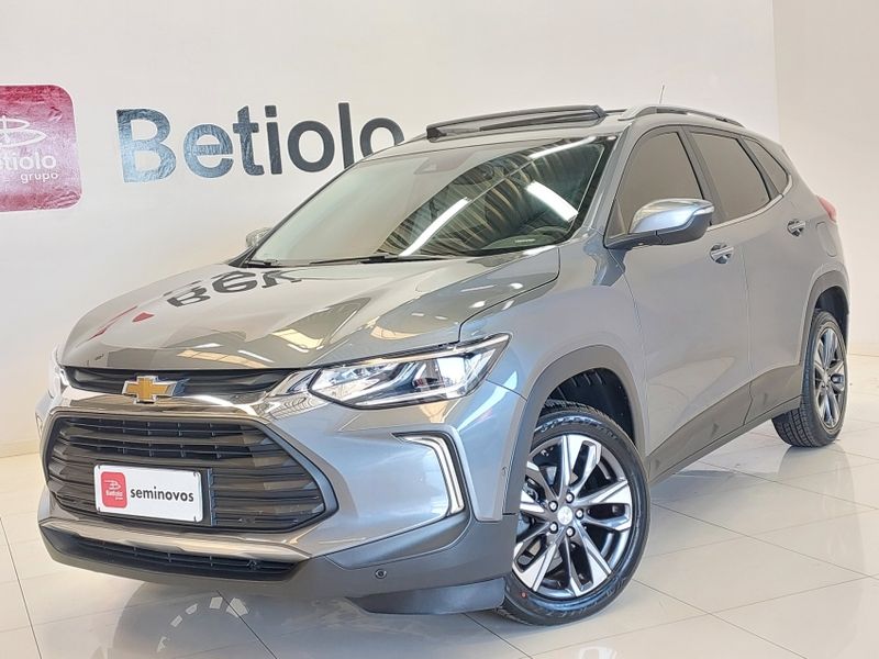 Chevrolet TRACKER 1.2 TURBO FLEX PREMIER AUTOMÁTICO 2020/2021 BETIOLO NOVOS E SEMINOVOS LAJEADO / Carros no Vale