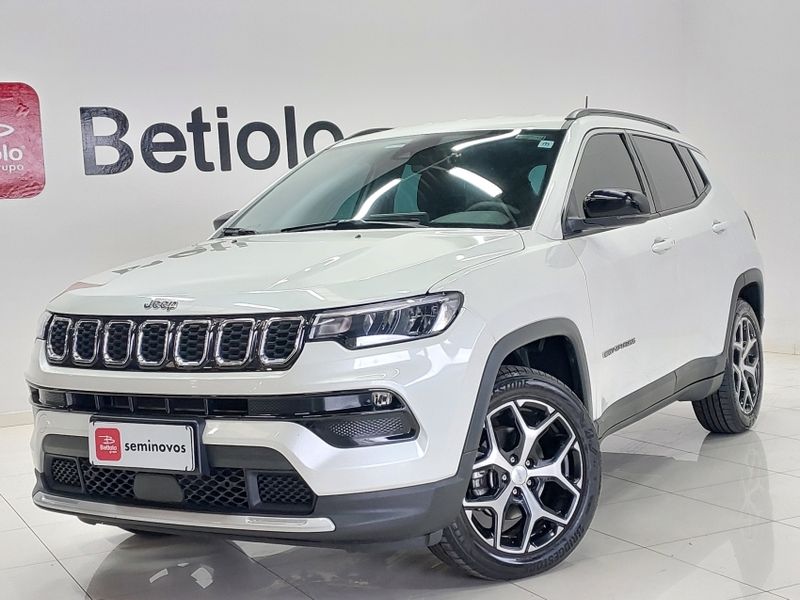 JEEP COMPASS 1.3 T270 TURBO FLEX LONGITUDE AT6 2024/2025 BETIOLO NOVOS E SEMINOVOS LAJEADO / Carros no Vale