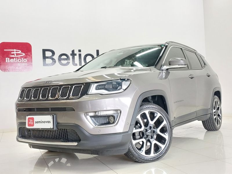 JEEP COMPASS 2.0 16V FLEX LIMITED AUTOMÁTICO 2019/2020 BETIOLO NOVOS E SEMINOVOS LAJEADO / Carros no Vale