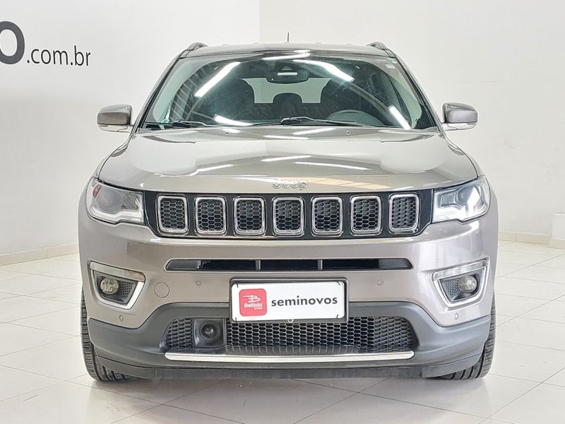 JEEP COMPASS 2.0 16V FLEX LIMITED AUTOMÁTICO 2019/2020 BETIOLO NOVOS E SEMINOVOS LAJEADO / Carros no Vale