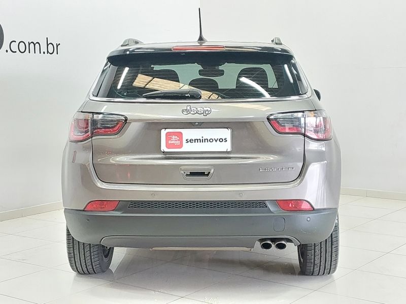JEEP COMPASS 2.0 16V FLEX LIMITED AUTOMÁTICO 2019/2020 BETIOLO NOVOS E SEMINOVOS LAJEADO / Carros no Vale