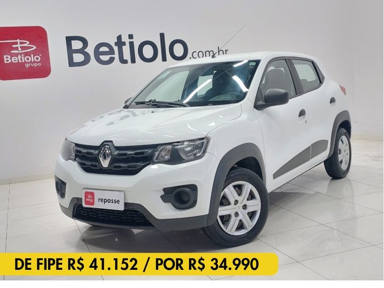 Renault KWID 1.0 12V SCE FLEX ZEN MANUAL 2020/2021 BETIOLO NOVOS E SEMINOVOS LAJEADO / Carros no Vale