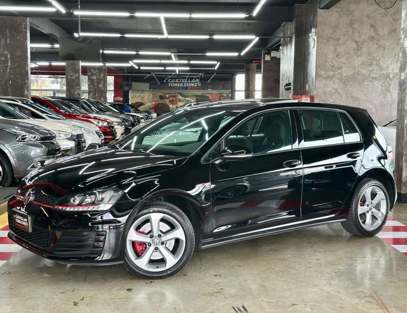 Volkswagen GOLF 2.0 TSI GTI 16V TURBO GASOLINA 4P AUTOMÁTICO 2016/2016 CASTELLAN E TOMAZONI MOTORS CAXIAS DO SUL / Carros no Vale