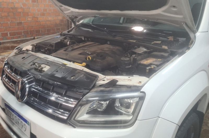 Volkswagen AMAROK 3.0 V6 TDI DIESEL HIGHLINE CD 4MOTION AUTOMÁTICO 2018/2019 CAMINHÕES & CAMIONETAS PASSO FUNDO / Carros no Vale
