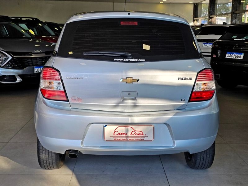 Chevrolet AGILE 1.4 MPFI LT 8V FLEX 4P MANUAL 2011/2012 CARRO DEZ NOVO HAMBURGO / Carros no Vale