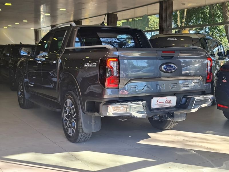 Ford RANGER 3.0 V6 TURBO DIESEL CD LIMITED 4X4 AUTOMÁTICO 2024/2024 CARRO DEZ NOVO HAMBURGO / Carros no Vale