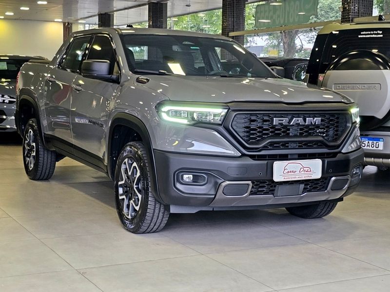 Ram RAMPAGE 2.0 HURRICANE 4 TURBO GASOLINA REBEL 4X4 AUTOMÁTICO 2023/2024 CARRO DEZ NOVO HAMBURGO / Carros no Vale