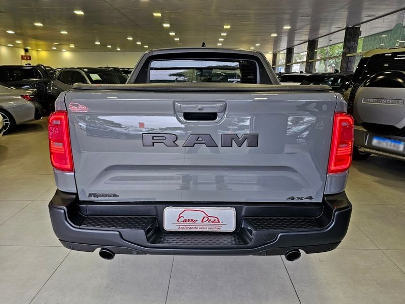 Ram RAMPAGE 2.0 HURRICANE 4 TURBO GASOLINA REBEL 4X4 AUTOMÁTICO 2023/2024 CARRO DEZ NOVO HAMBURGO / Carros no Vale