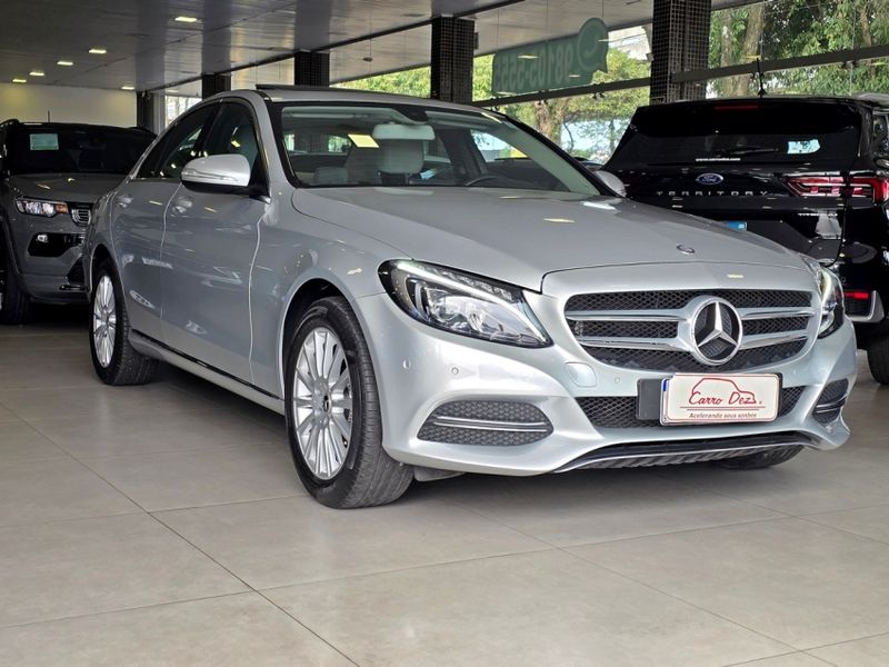 Mercedes-Benz C 200 2.0 CGI AVANTGARDE 16V GASOLINA 4P AUTOMÁTICO 2015/2015 CARRO DEZ NOVO HAMBURGO / Carros no Vale