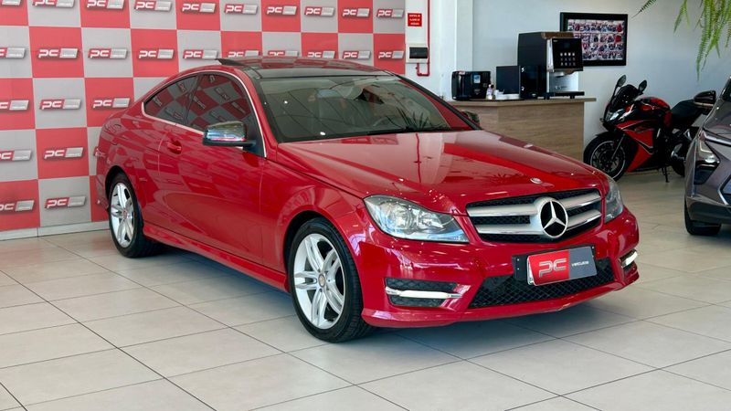 Mercedes-Benz C-180 CGI Coupe Sport 1.6 TB 16V 2012/2013 PC VEÍCULOS SANTA CRUZ DO SUL / Carros no Vale