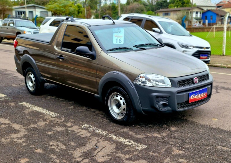 FIAT STRADA WORKING 1.4 MPI FIRE FLEX 8V CS 2015/2016 CRUZEIRO MULTIMARCAS CRUZEIRO DO SUL / Carros no Vale