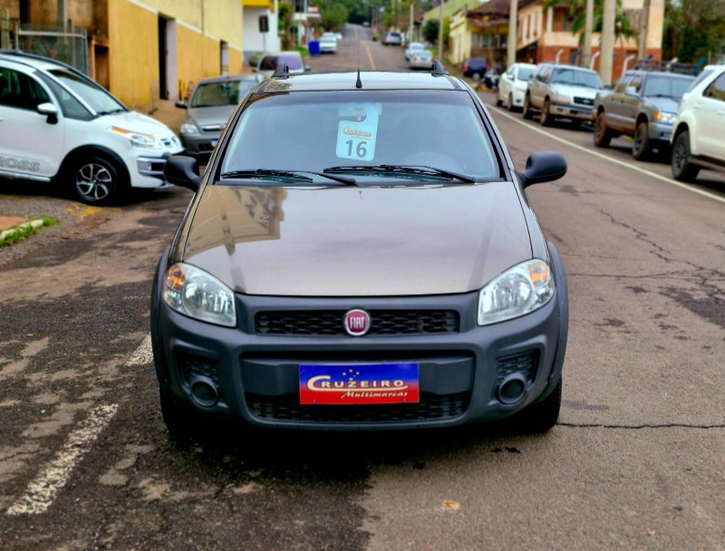 FIAT STRADA WORKING 1.4 MPI FIRE FLEX 8V CS 2015/2016 CRUZEIRO MULTIMARCAS CRUZEIRO DO SUL / Carros no Vale