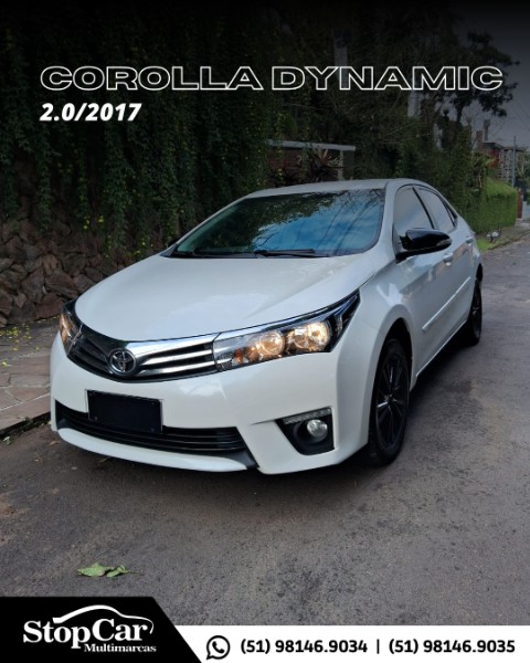 TOYOTA COROLLA DYNAMIC 2.0 2017/2017 STOPCAR MULTIMARCAS ESTRELA / Carros no Vale