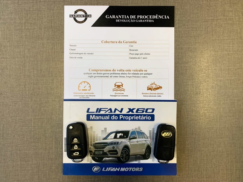LIFAN X60 1.8 VIP CVT 16V 128CV 5P AUT. 2018 GASOLINA 2017/2018 DUARTE VEÍCULOS PORTO ALEGRE / Carros no Vale