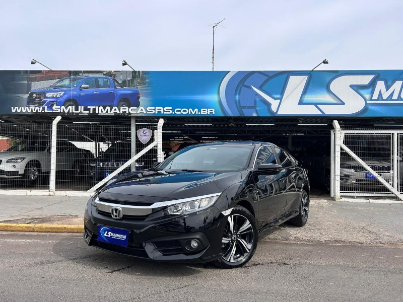 HONDA CIVIC SEDAN EXL 2.0 FLEX 16V AUT.4P 2017/2017 LS MULTIMARCAS VENÂNCIO AIRES / Carros no Vale