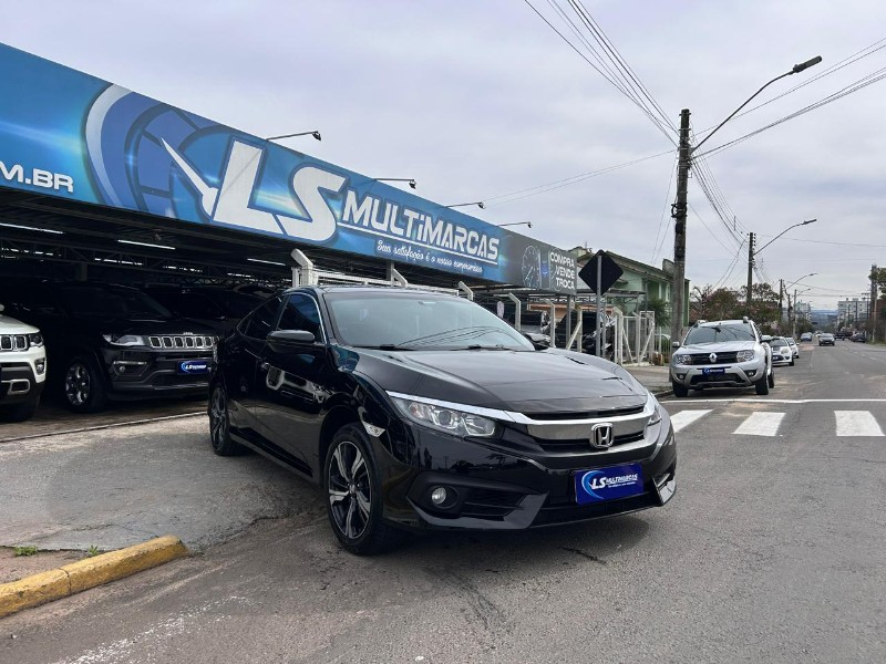 HONDA CIVIC SEDAN EXL 2.0 FLEX 16V AUT.4P 2017/2017 LS MULTIMARCAS VENÂNCIO AIRES / Carros no Vale